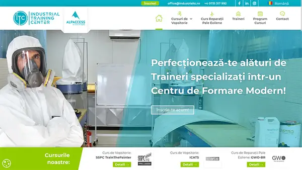 IndustrialTC.ro, Dedikált weboldal a képzésekről
