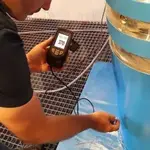 Víz alatti alkatrészek szemcseszórásos tisztítása és festése